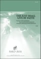 The Just Shall Live By Faith SATB choral sheet music cover